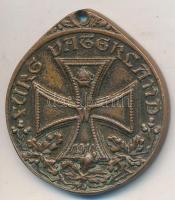 Német Birodalom ~1914-1918. "Furg Dagerland (A Hazáért) / 1914" Br kitüntetés mellszalag nélkül T:2,2- German Empire ~1914-1918. "Furg Dagerland (For the Fatherland) / 1914" Br decoration without ribbon C:XF,VF