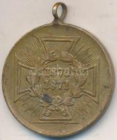 Német Birodalom / Poroszország 1871-. "Porosz-Francia Háborús Medál a harcolók részére" Br...