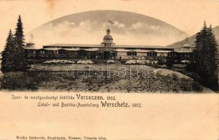 1902 Versec, Vrsac; Ipar és mezőgazdasági kiállítás, kiadja Daikovits fényképész / Industrial and Agricultural Exhibition