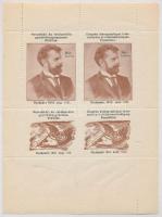 1913 Nemzetközi és rendszerközi gyorsíró kongresszus kiállítása levélzáró kisív