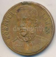 1894. "Kossuth Lajos / Dicső korszak lánglelkű alkotója" Br emlékmedál szalag és fül nélkü...