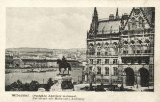 Budapest V. Országház, Andrássy szobor