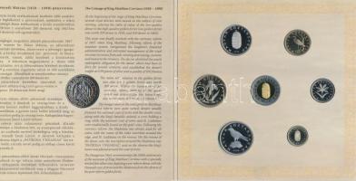 2008. 1Ft-100Ft 7klf db + Mátyás denár Ag fantáziaverete "Reneszánsz emlékév" dísztokos sz...