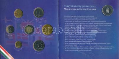 2004. 1Ft-100Ft 8klf db, szettben, benne 50Ft "Magyarország az EU tagja" T:BU  Adamo FO38.1