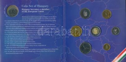 2004. 1Ft-100Ft 8klf db, szettben, benne 50Ft "Magyarország az EU tagja" T:BU 
Adamo FO38...