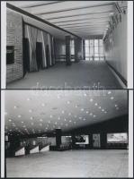 1973 Budapest, Kőbánya mozi kívül-belül, 11 db korabeli negatívról készült modern nagyítás 10x15 cm-...