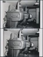 1973 Budapest, Kőbánya mozi kívül-belül, 11 db korabeli negatívról készült modern nagyítás 10x15 cm-...