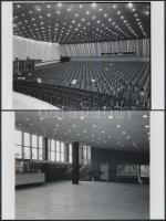 1973 Budapest, Kőbánya mozi kívül-belül, 11 db korabeli negatívról készült modern nagyítás 10x15 cm-...