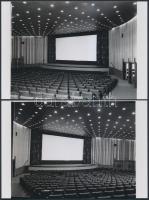 1973 Budapest, Kőbánya mozi kívül-belül, 11 db korabeli negatívról készült modern nagyítás 10x15 cm-...