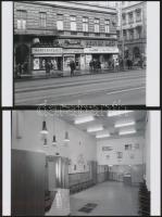 1973 Budapest, Honvéd mozi kívül-belül, 6 db korabeli negatívról készült modern nagyítás 10x15 cm-es...