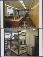 1981 Budapesti gyógyszertár kívül-belül (II. ker., Lajos utca 7.), 8 db korabeli negatívról készült ...