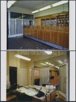 1981 Budapesti gyógyszertár kívül-belül (II. ker., Lajos utca 7.), 8 db korabeli negatívról készült ...