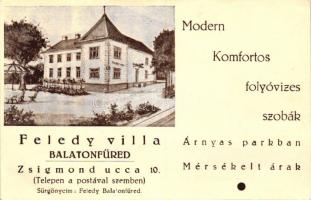 Balatonfüred, Feledy villa, Zsigmond utca 10.