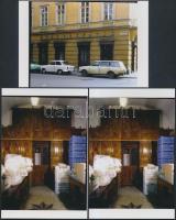 1981 Budapest, Lengyel Gyula u. 2. sz., gyógyszertár kívül-belül, 10 db korabeli negatívról készül modern nagyítás, 10x15 cm