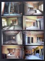 1976 Budapest, Szikra mozi felújításáról készült fotósorozat, 16 db modern nagyítás korabeli negatívokról, 15x10 cm