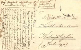 1922 Fonyód, Gróf Forgách díjnyertes 'Margit' motorcsónakja a Balatonon, photo (vágott / c...