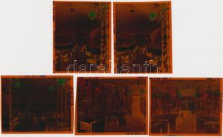 1974 Budapest, SASAD MGTSz presszója, 5 db professzionális, szabadon felhasználható negatív, 6x7 cm