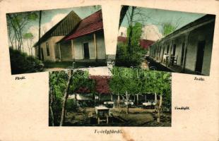 Hajdúnánás, Tedej, Tedelyfürdő; fürdő, szálló, vendéglő kerthelyiség