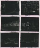 1974 Budapest, Épületfa Kereskedelmi Vállalat üzemcsarnokában és telephelyén készült 21 db professzi...