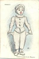 Pierrot dapres la poupée de A. Willlette
