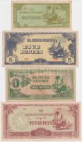 Burma / Japán megszállás 1942. 1/2R + 1R + 5R +10R + Fülöp-szigetek / Japán megszállás 1942. 10P + 1943. 5P + 100P T:I--III Burma / Japanese occupation 1942. 1/2 Rupee + 1 Rupee + 5 Rupees + 10 Rupees + Philippines / Japanese occupation 1942. 10 Pesos + 1943. 5 Pesos + 100 Pesos C:AU-F