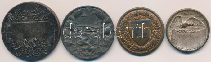 4db klf díjérem, benne Berán Lajos (1882-1943) ~1930. "Budapesti (Budai) Torna Egylet 1869. - K...
