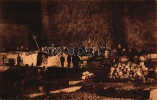 Aknasugatag, Ocna Sugatag; Sóbánya belseje, kiadja Borger Miksa Utóda / salt mine interior (EB)