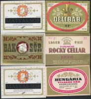 12 klf magyar sörcímke / beer labels