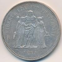 Franciaország 1974. 50Fr Ag "Herkules csoport" T:2 France 1974. 50 Francs Ag "Hercules group" C:XF Krause KM#941.1