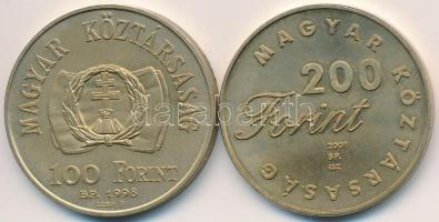 1998. 100Ft "1848-49-es szabadságharc" + 2001. 200Ft "Petőfi Sándor: János vitéz&quot...