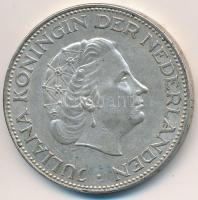 Hollandia 1961. 2 1/2G Ag "Julianna" T:2 kis ph. Netherlands 1961. 2 1/2 Gulden Ag "Juliana" C:XF small edge error