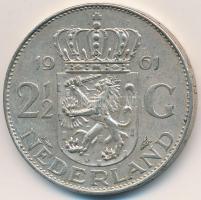 Hollandia 1961. 2 1/2G Ag "Julianna" T:2 kis ph.
Netherlands 1961. 2 1/2 Gulden Ag "...