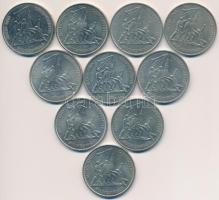 NDK 1972A 10M "Buchenwald" (10x) T:2 GDR 1972. 10 Mark "Buchenwald" (10x) C:XF