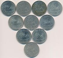 NDK 1972A 10M "Buchenwald" (10x) T:2 GDR 1972. 10 Mark "Buchenwald" (10x) C:XF