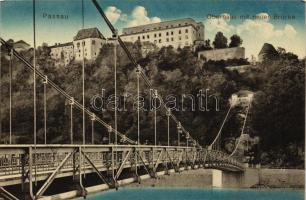 Passau, Oberhaus mit neuer Brücke / castle, new bridge