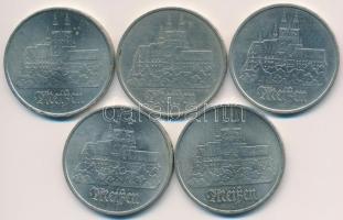 NDK 1972. 5M "Meißen" (5x) T:2 GDR 1972. 5 Mark "Meißen" (5x) C:XF