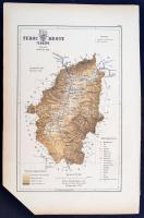 Turóc megye térképe, Gönczy Pál - Kogutowicz Manó: Magyarország megyéinek kézi atlasza. Tervezte: - -, rajzolta: - - Bp. (1890.) Posner Károly Lajos és fia. Sarok levágva, 45x29cm