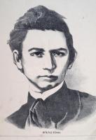 Olvashatatlan jelzéssel: Bólyai János.  Rézkarc, karton, 36×29 cm