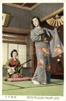 Japán gésák / Gracefulness is the world's most fitted for use in describing Japanese dancing, geishas