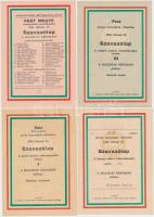 1963 február, 4db Hazafias Népfront szavazólap (országgyűlési képviselő ill. tanácstag választás)