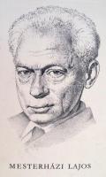 Olvashatatlan jelzéssel: Mesterházi Lajos. Rézkarc, karton, 39×29 cm