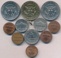 Amerikai Egyesült Államok 1961-1980. 5c "Jefferson" (2x) + 1968-1973. 1/2$ "Kennedy&q...