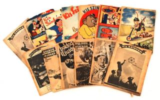 cca 1936-1938 Színházi újságok gyermekmellékletei képregényekkel: 7 db Kis Színházi újság, 5 db Boldog Ifjúság