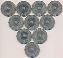 Ausztrália 1977. 50c "Ezüst jubileum" (10x) T:1-,2 Australia 1977. 50 Cents "Silver Jubilee" (10x) C:AU,XF