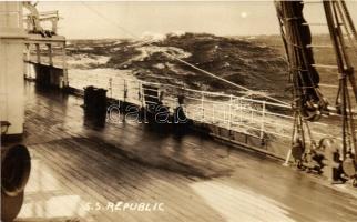 SS Republic, board photo