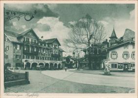 Oberammergau - 1 old leporello postcard booklet with 10 unused postcards, in good condition