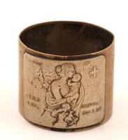 Svájci szalvétagyűrű, d: 5 cm, m: 4 cm