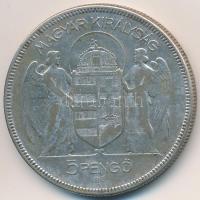 1930. 5P Ag "Horthy jobbra" T:3 
Adamo P8