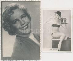 Vegyes, külföldi színész fotók, különböző méretben és minőségben, 4db, 9x7cm és 16x11cm