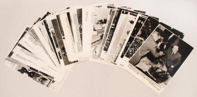 cca 1970 46 db MTI sajtófotó az 1970-es évekből. Sportesemények, történelmi események, politikusok, érdekességek,  21x25 cm